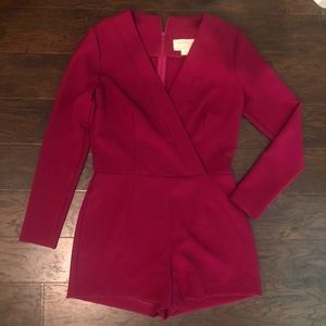 Nicole Miller Crepe Romper